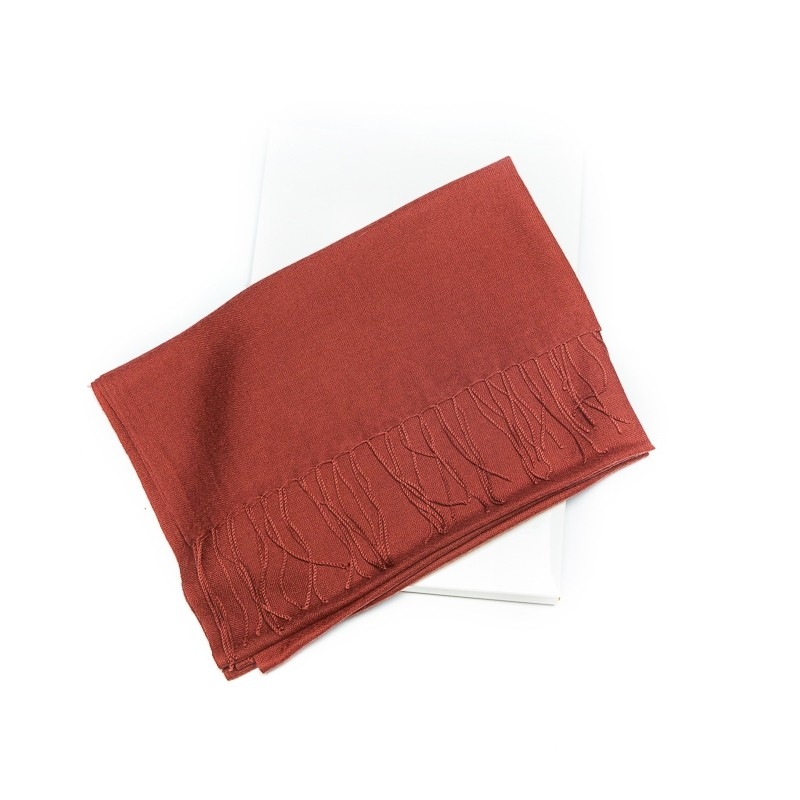Wool Scarf Mila Schon marsala