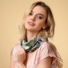 Silk scarf Panier des Fleur Ming vert
