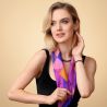 Silk scarf twill M It's time for London spicy