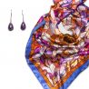 GIFT: Laura Biagiotti scarf Volare and Amethyst Earrings