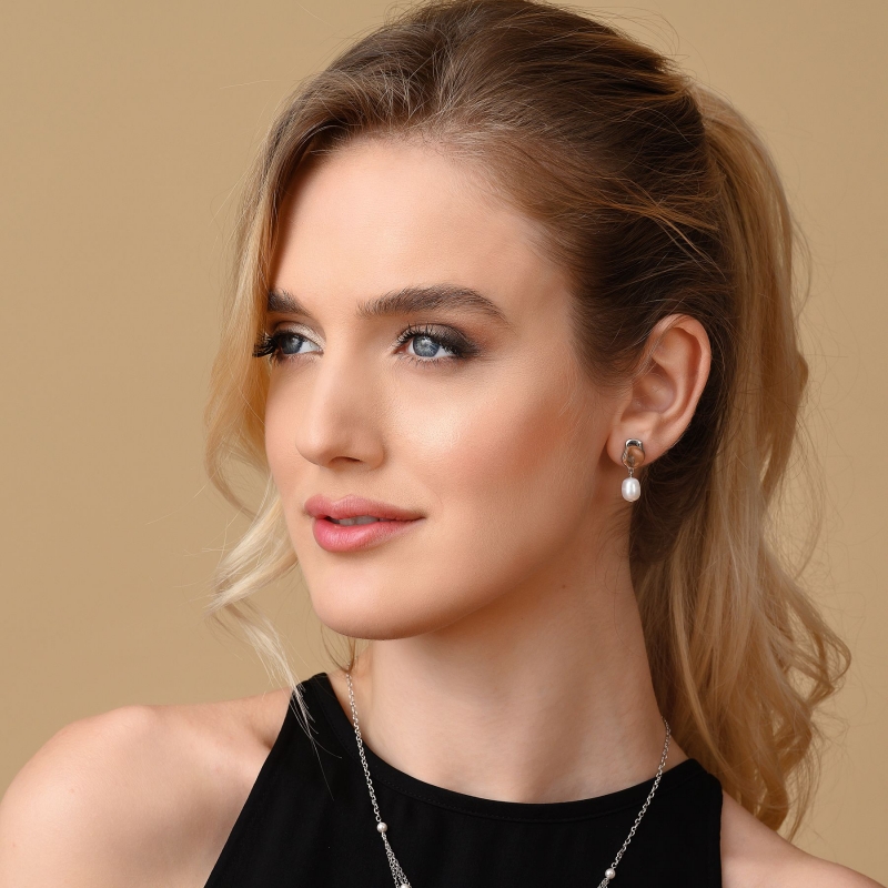 Cercei argint Only Pearls