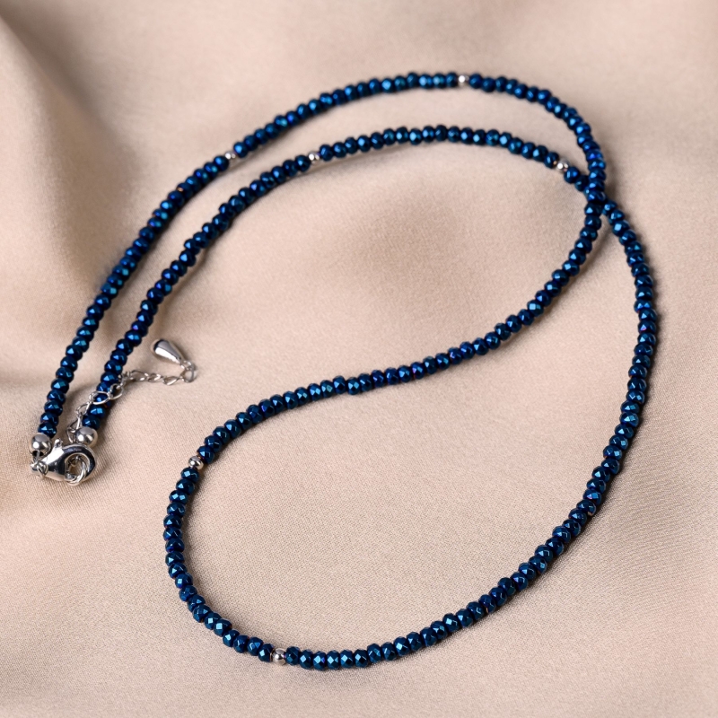 Bratara argint So Cool 2 in 1 hematit albastru