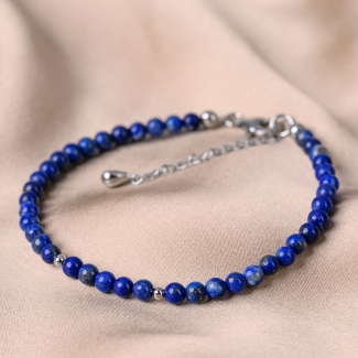Sterling Silver Bracelet Lapis