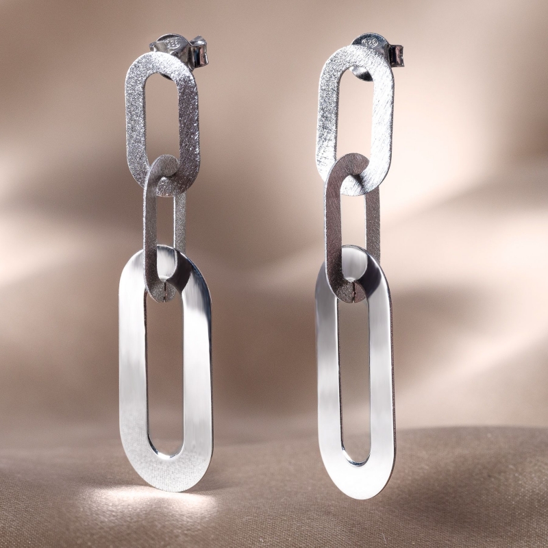 Cercei argint Into the City