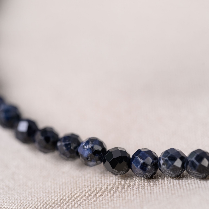 Sterling Silver Necklance Sapphire