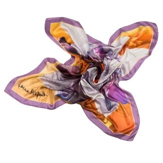 Silk Scarf Laura Biagiotti orhid lila