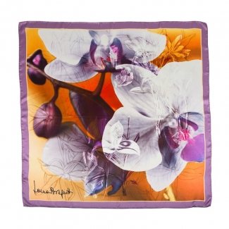 Silk Scarf Laura Biagiotti orchid lila