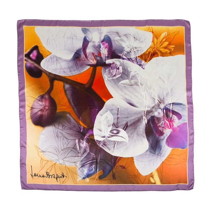 Silk Scarf Laura Biagiotti orhid lila