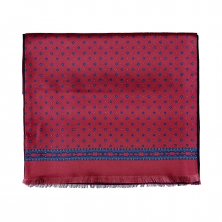 Esarfa matase si lana barbati Uomo Florenta bordeaux