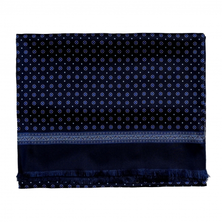 Esarfa matase si lana barbati Uomo Torino dark blue