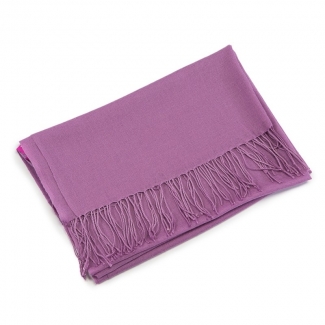 Esarfa lana Mila Schon liliac