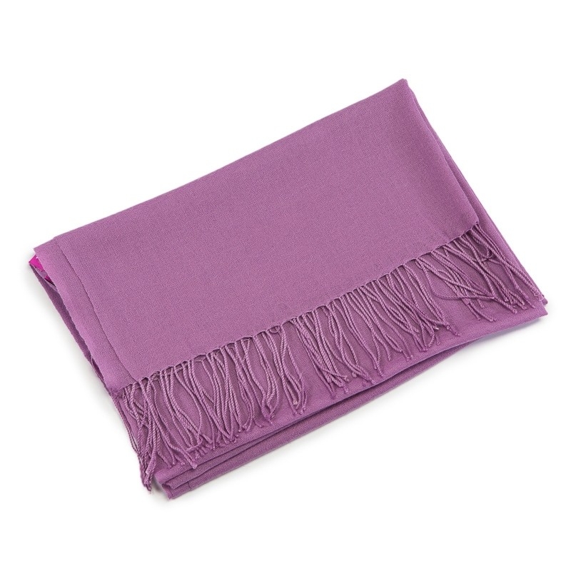 Esarfa lana Mila Schon liliac