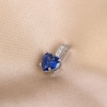 Pandant argint Tanzanite Heart