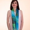 Silk scarf That Special Place green