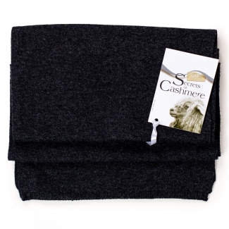 Cashmere scarf Ozone Antracite Chine