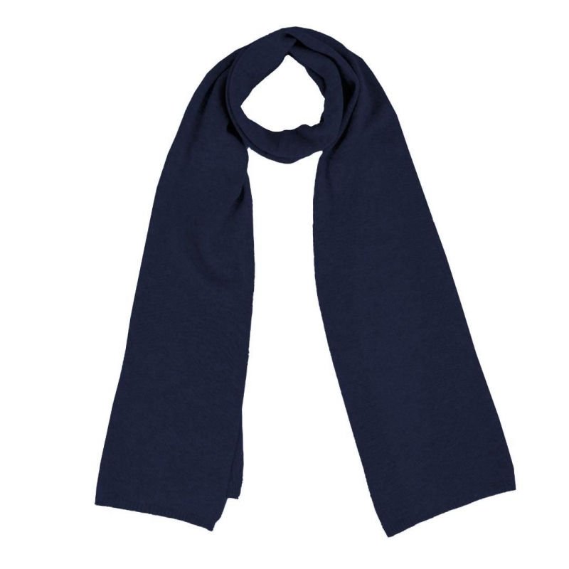 Cashmere scarf Navy