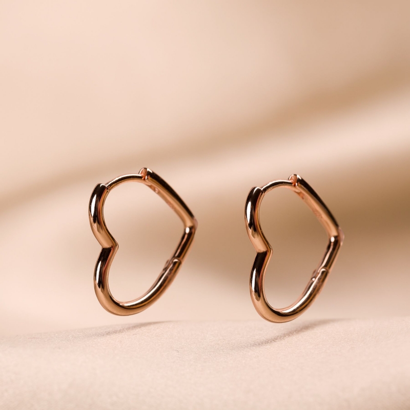 Sterling Pink Silver Earings M Lovely Girl