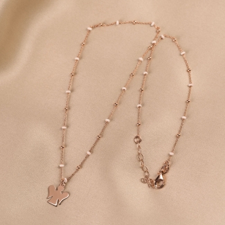 Colier argint roz Magic Angel