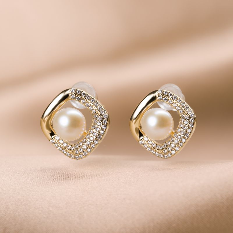Cercei argint Pearls Romance