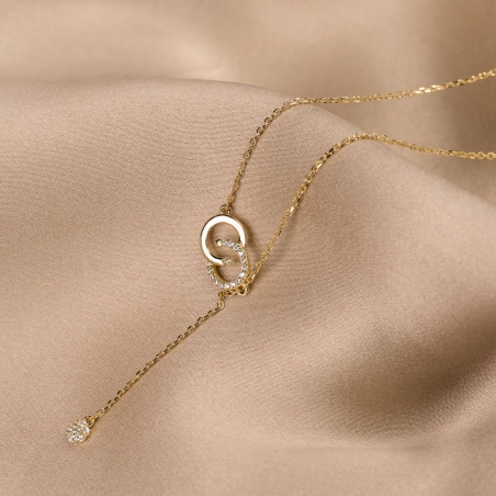 Colier argint Encounter gold