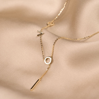 Colier argint L O V E