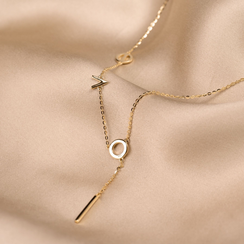 Colier argint L O V E