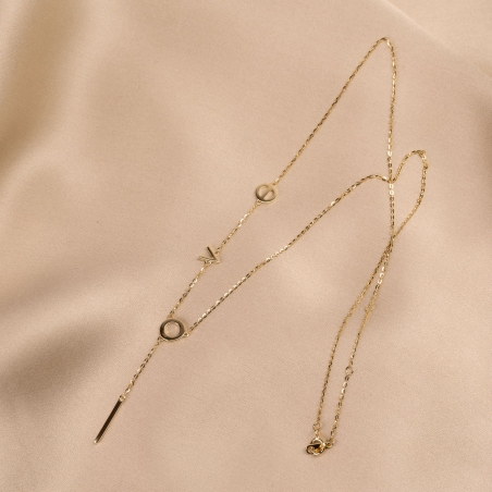 Colier argint L O V E