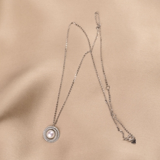 Sterling Silver Necklace Soul Pearls