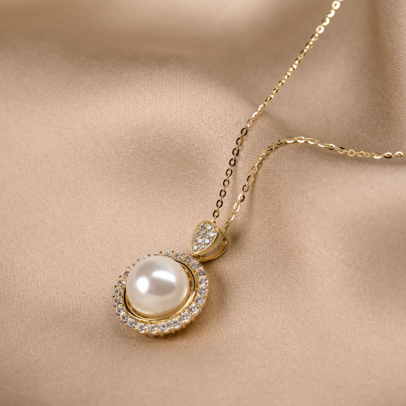 Sterling Silver Necklace Legacy Pearl