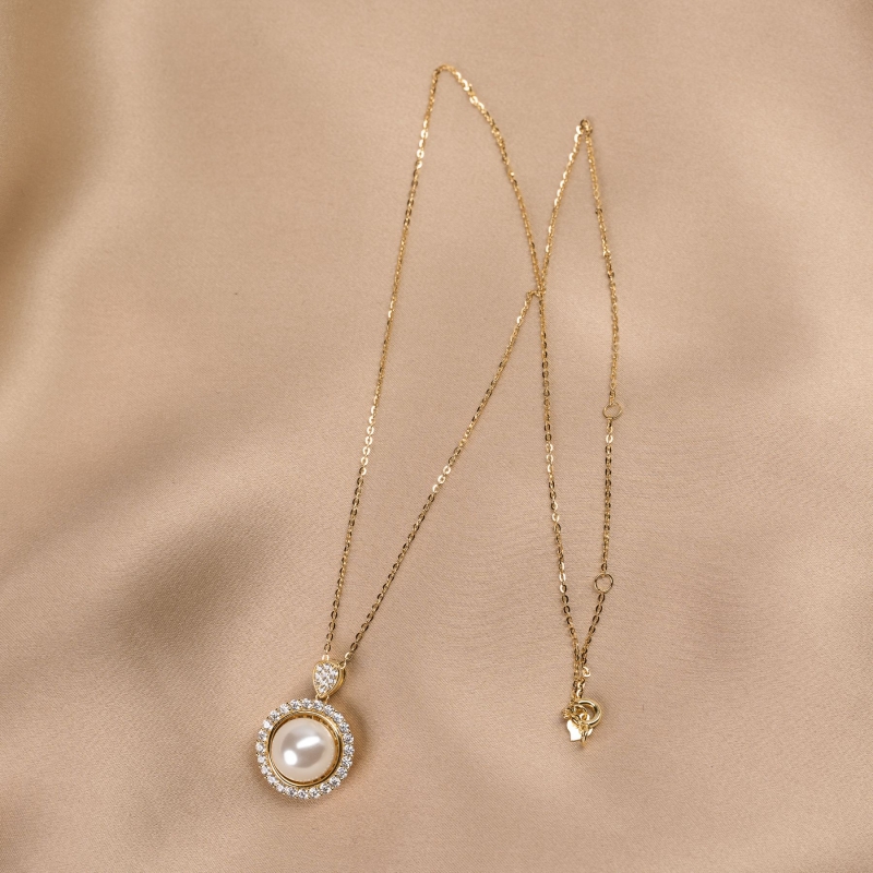 Sterling Silver Necklace Legacy Pearl