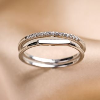 Sterling Silver Ring 2 For Love