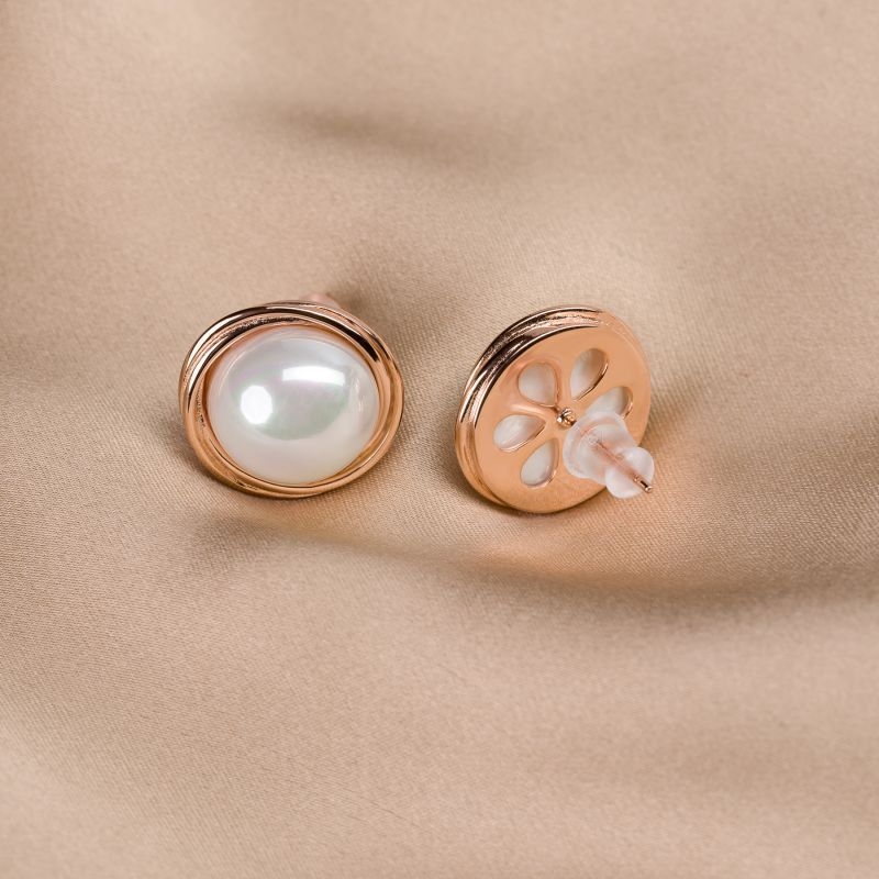 Sterling Pink Silver Earings Classic Galmour