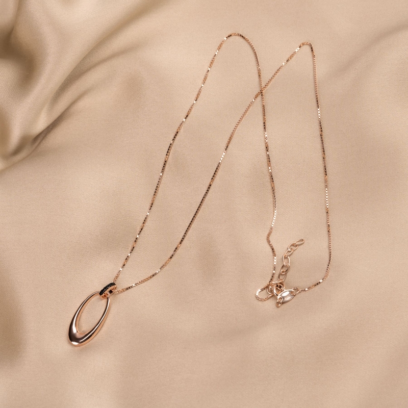 Colier argint roz Trendy Way