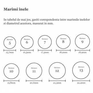 Inel argint tip verigheta 2 For Love