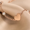 Sterling Pink Silver Bracelet Sweet Pearl