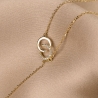 Sterling Silver Necklace Encounter gold