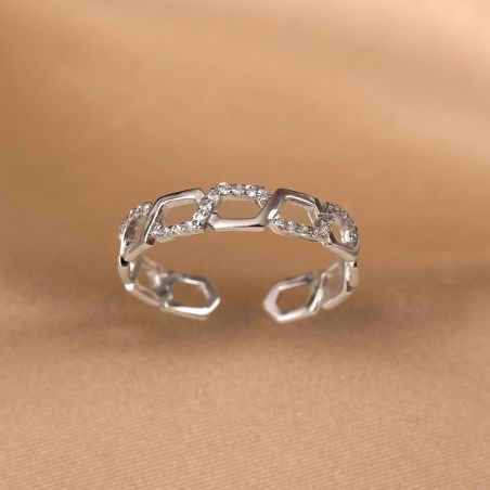 Sterling Silver Ring Infinite Love