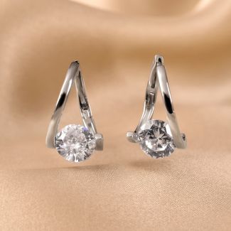 Sterling Silver Earrings Unveiled Light