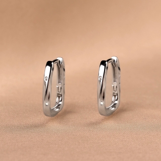 Cercei argint Simply Casual