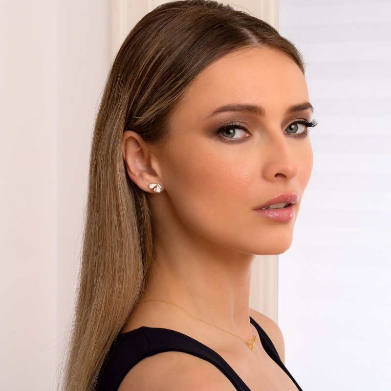 Sterling Silver Aqua Blue Butterfly