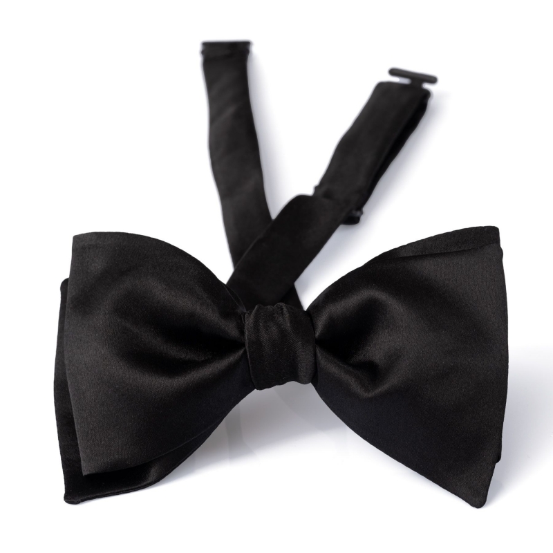 Papion self tie negru