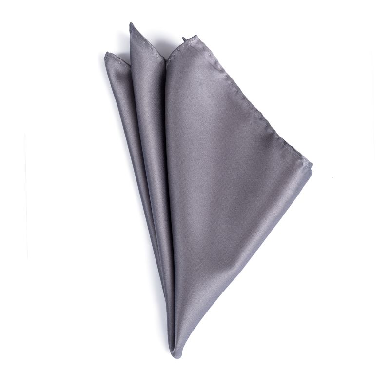 Grey Silk Pocket