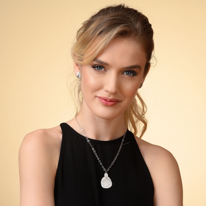 Gift Sterling 925 Silver Earrings, Necklace and Bracelet Urban Bond