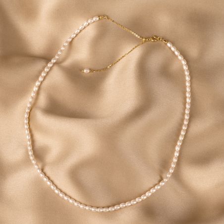Sterling Gold Silver Choker Hot Now Pearl Adjustable