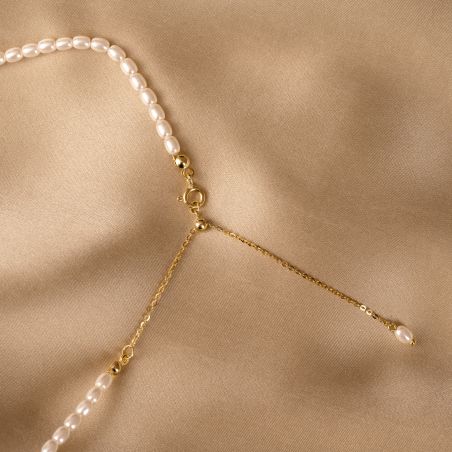 Sterling Gold Silver Choker Hot Now Pearl Adjustable