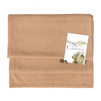 Cashmere scarf Camello