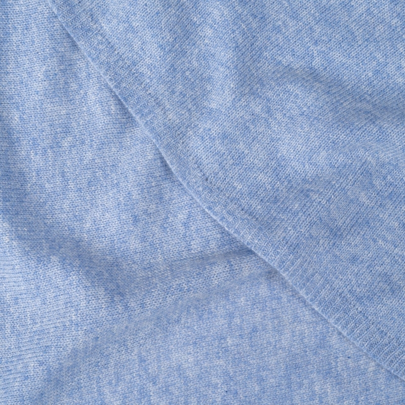Cashmere scarf Blue Clair Chine