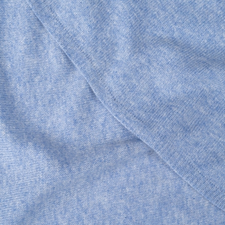 Cashmere scarf Blue Clair Chine
