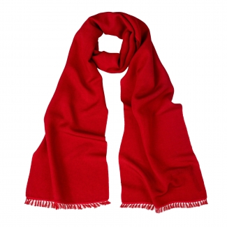 Cashmere and silk scarf Rouge Velours