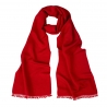 Cashmere and silk scarf Rouge Velours